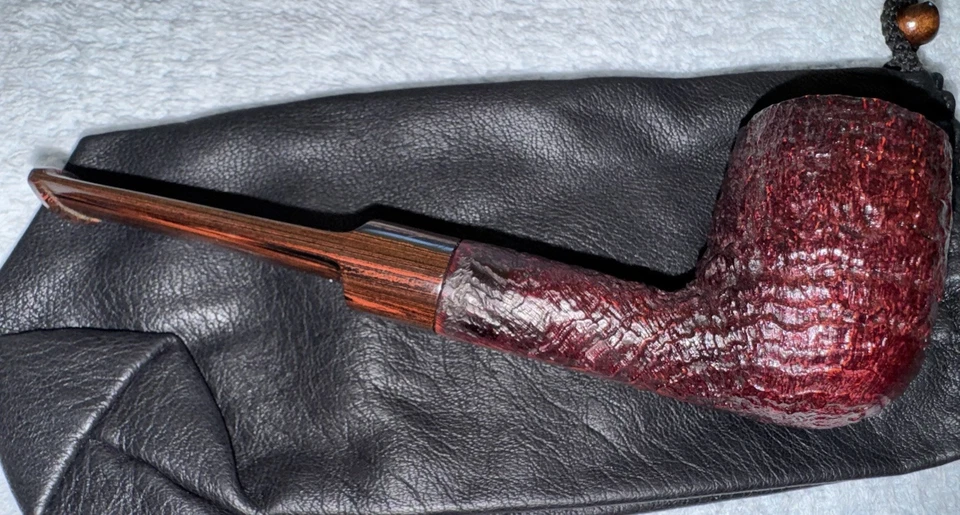 🇬🇧 ASHTON 2007 Brindle XXX Billiard Pipe, Bill Taylor Era Excellent Condition - Image 2 of 4