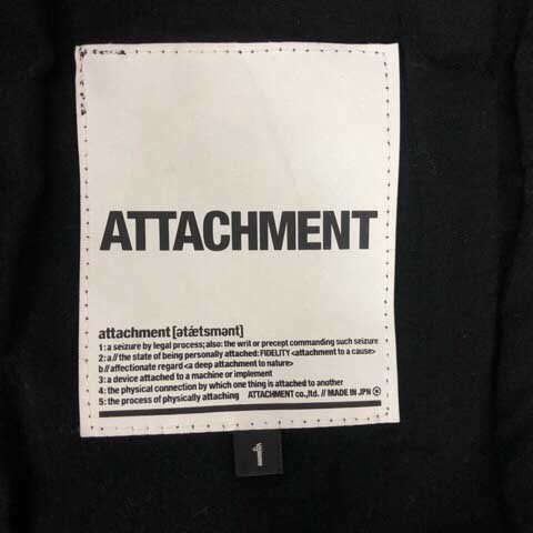 Attachment ATTACHMENT Lamb Leather Jacket Crew Ne… - image 3