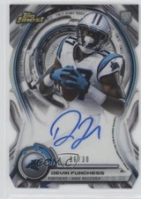 2015 Topps Finest Atomic Rookies Refractor Die-Cuts 6/30 Devin Funchess Auto c7e