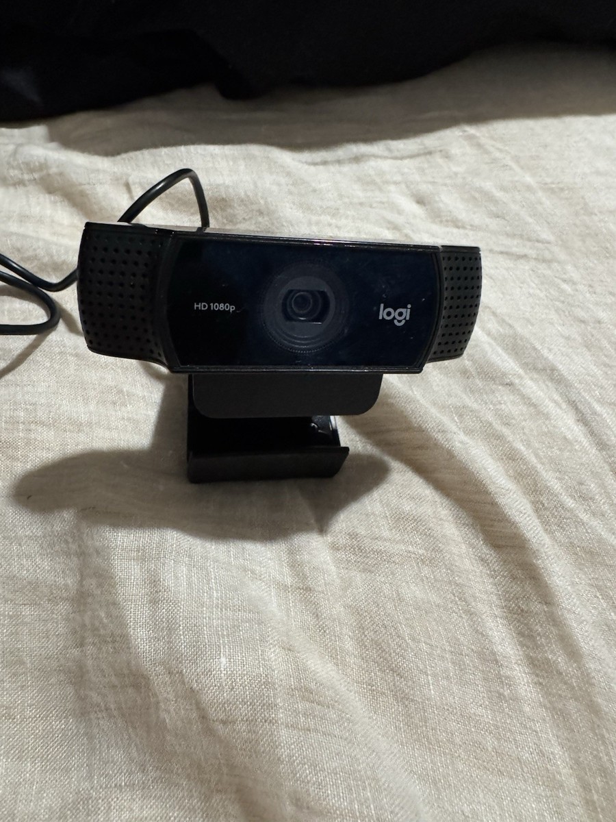 Logitech C922 Pro Stream 1080p HD Webcamera Black 97855124302|