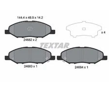 Brake pad set, disc brake Textar 2468201 for Nissan