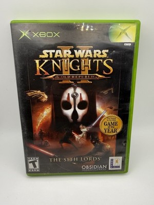 Star Wars Knights of the Old Republic II 2 The Sith Lords Xbox 2004 Complete CIB