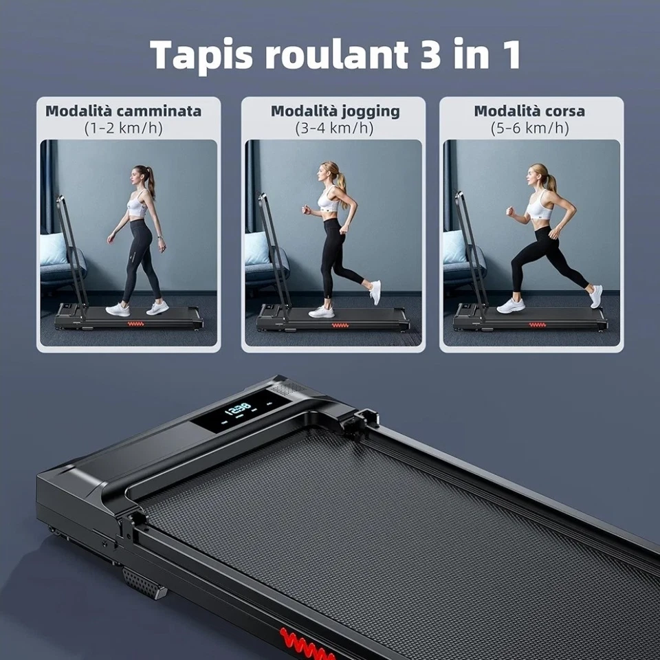 Tapis Roulant Salvaspazio,Schermo LCD Ad Alta Definizione, 2 Metodi Di Controllo - Immagine 2 di 4