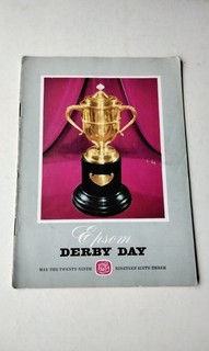 RELKO & RAGUSA ... 1963 EPSOM DERBY .. MUST HAVE VINTAGE MEMORABILIA