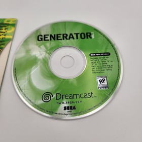 Dreamcast Generator vol 2 - Sega Dreamcast - Complete, Tested, Works, Authentic 