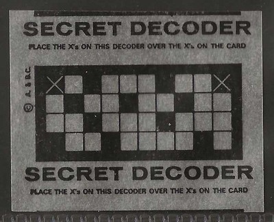 A&BC - THE CHAMPIONS SECRET DECODER 1969 - QUALITÄTSKARTE!!