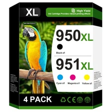 950XL 951XL Ink Cartridges Combo Pack Compatible for HP 950 951 Ink Cartridge...