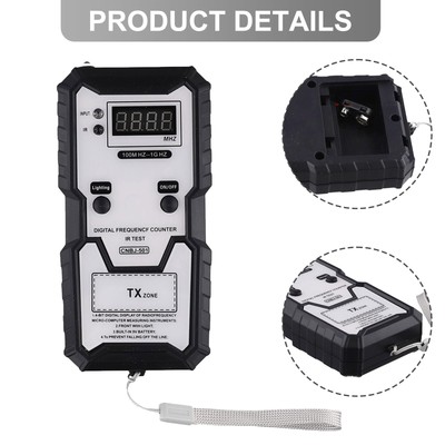 Digitaler Frequenzentester Infrarot -Frequenz -Tester Langlebiges Design