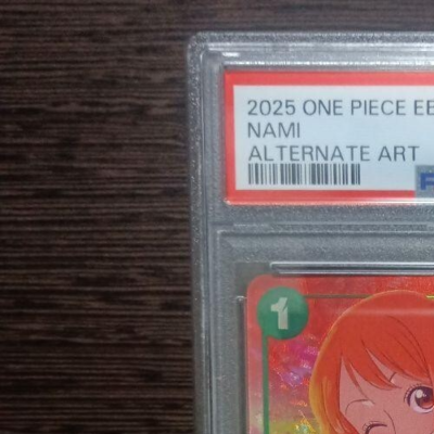 One Piece Card PSA 10 Nami Alt Art EB02-017 R Anime 25th