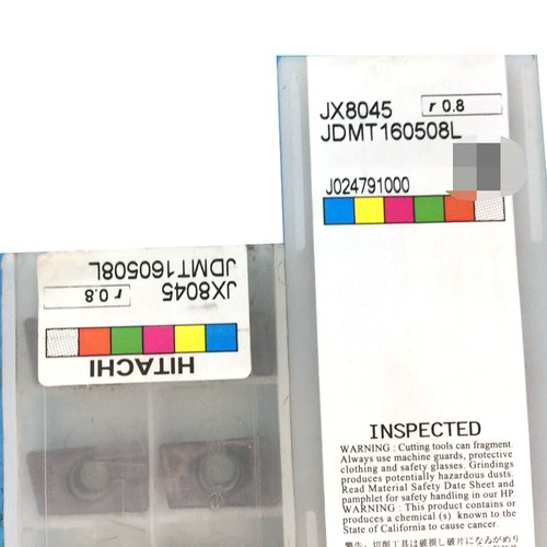 HITACHI JDMT160508L JX8045 CNC Blade 10PCS/ Box New⊕IK - Picture 4 of 4
