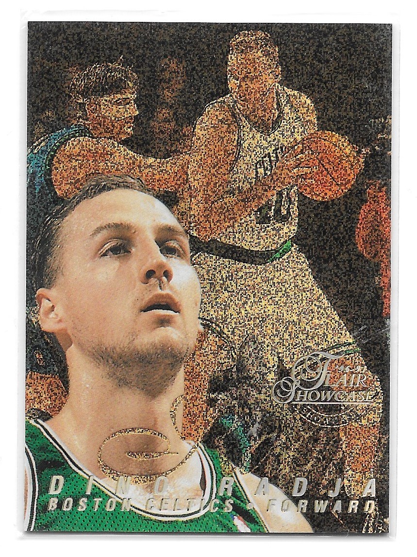 96 97 Flair Showcase Dino Radja Row 0 Boston Celtics