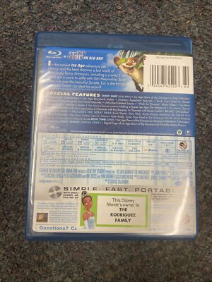 ICE AGE: DAWN OF THE DINOSAURS Blu-ray DVD, 2009) movie