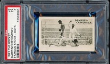 1923 The Rocket Famous Knock-outs Boxing #6 Dempsey V Carpentier PSA 5