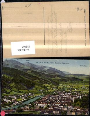 183467,Bruck a. d. Mur m. Rosseck Mugel Schloßberg 