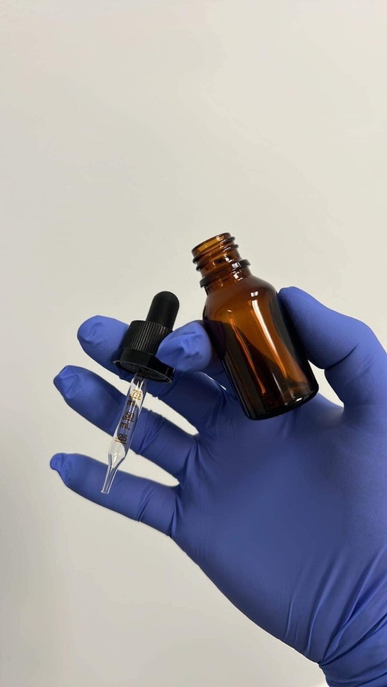 468ct Case 1/2 Oz [15ml] Amber Glass Dropper Bottles with Calibrated Droppers