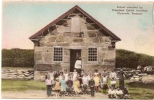 Early PC; School Attended by President Calvin Coolidge, Plymouth, Vermont
