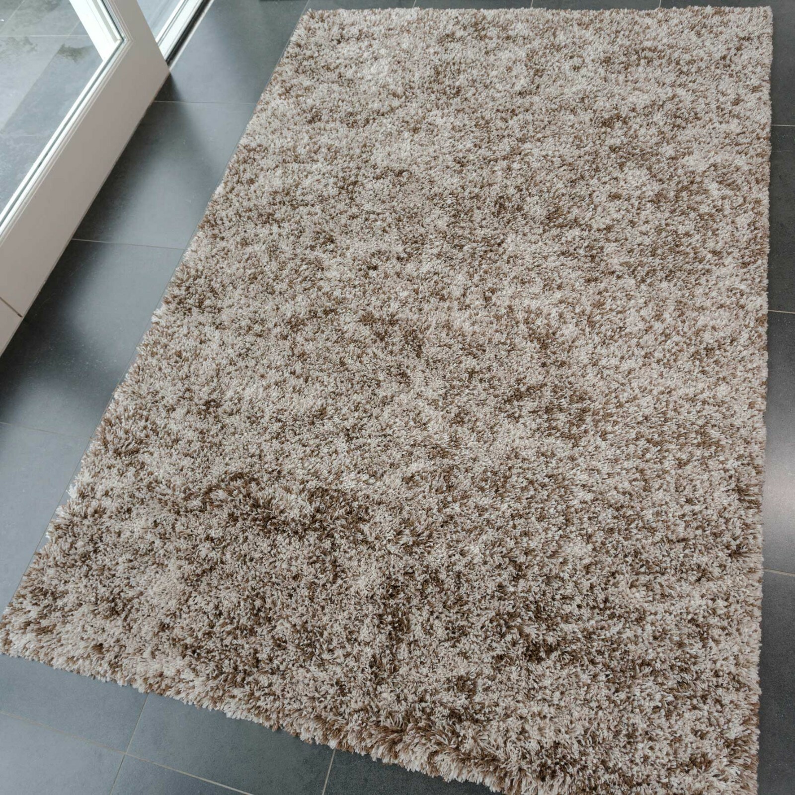 Brown Super Thick Rugs Soft Shaggy Dense Pile Warm Bedroom Mat Long