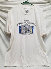 Vintage 90's Bomb Group Reunion Shirt Size XXL Single Stitch USA Made
