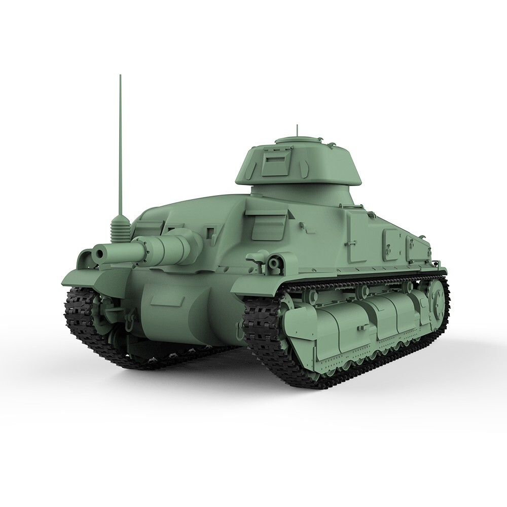 SSMODEL SS144663 1/144 Military Model Kit France Somua SAu