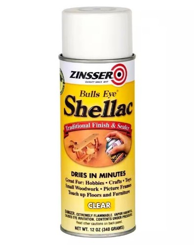 12 Oz. Clear Coat Shellac Gloss Finish and Sealant Spray - Picture 2 of 11