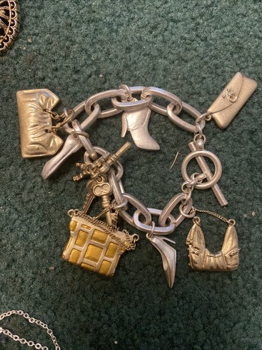 Lot Of 10 Vintage Costume Jewelry Necklaces, Bracelets, Earrings, Pin - Picture 4 of 10
