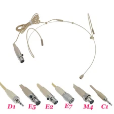 HM200 Omni-directional Headset Microphones For Sennheiser AKG Shure MiPro Samson