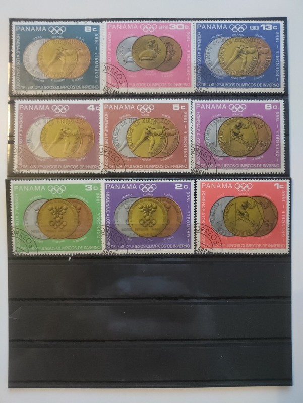 1968 Panama Stamps(Olympics-Grenoble'68),CTO,NH,OG