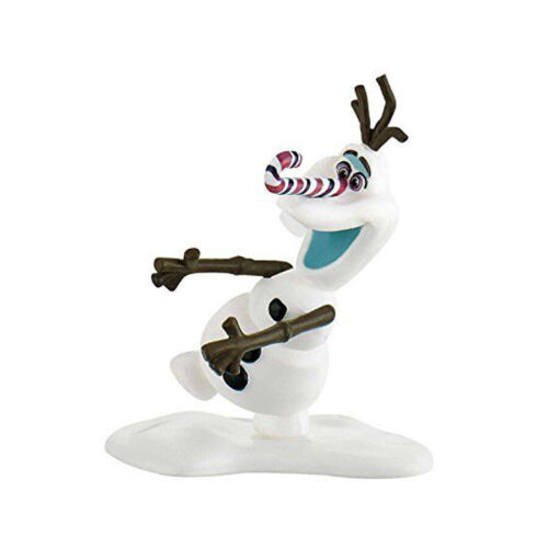 Miniature Olaf With Candy Cane Disney Frozen Bullyland #12942 - Afbeelding 1 van 1