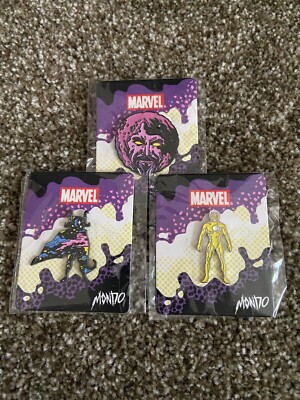 Marvel Cosmic Entities Enamel Pin Set Avengers Guardians of the Galaxy MONDO