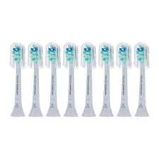 8x Philips Sonicare C2 Optimal Plaque Control White Brush Heads | No Box