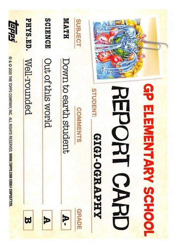 GARBAGE PAIL KIDS 2020 TARDE TO SCHOOL BORDO VERDE PARALLELO PICK-A-CARD GPK W@W - Foto 117 di 401