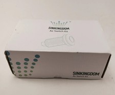 Zestaw do utylizacji śmieci Przełącznik powietrza Sinkingdom z długim przyciskiem Szampan Brąz NOWY