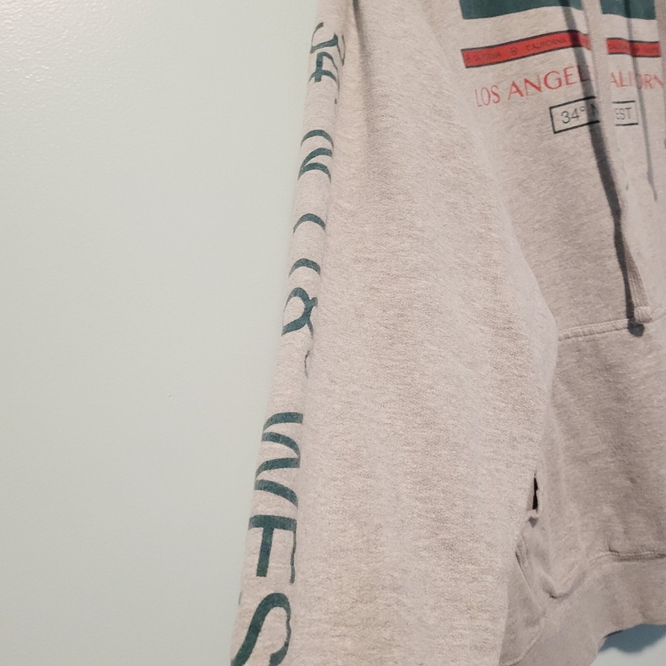 Young & Reckless Los Angeles California Men's Large Gray Hoodie Y&R eBay