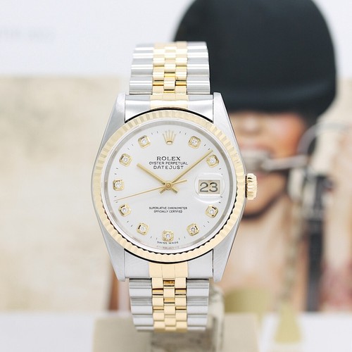 Rolex Datejust Stahl/Gold Automatik Ref:16233 mit Rolex Box & Papiere von 1998 - Bild 4 von 16