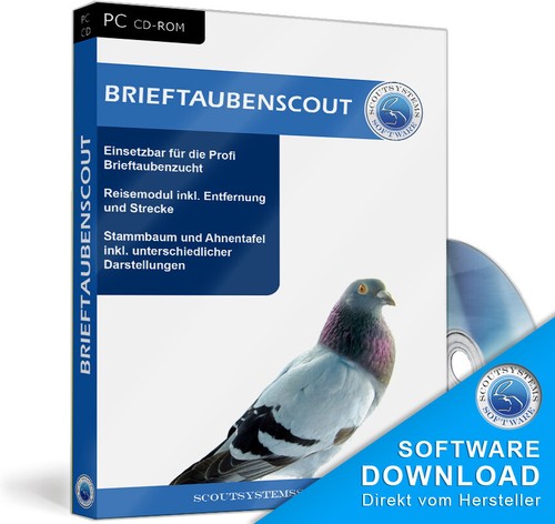Brieftauben,Tauben,Taubenzucht,Taubenrassen,Stammbaum,Paarung,Eier, Software CD - 第 1/12 張圖片