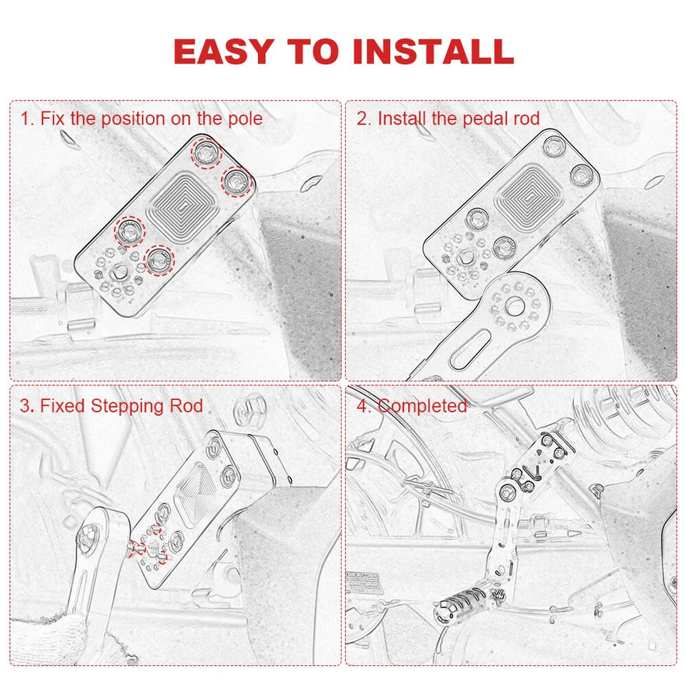 Clavijas de pie de carretera aptas para Suzuki V-Strom 650 DL650/V-Strom 1000 DL1000 Foto 4 de 4