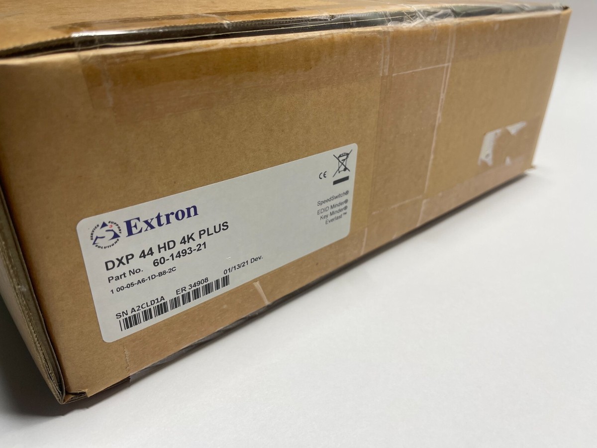 Extron DXP 44 HD 4k Plus (60-1493-21) 4K/60 HDMI with 2