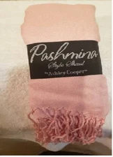 Ashley Cooper Pashmina Style Shawl Scarf Women’s, New  Pink