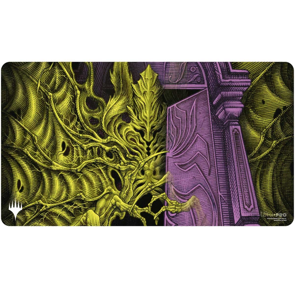 マジック：ザ・ギャザリング Valgavoth, Terror Eater playmat (used) Magic Playmat Duskmourn Valgavoth Terror Eater Upro 38618 | eBay