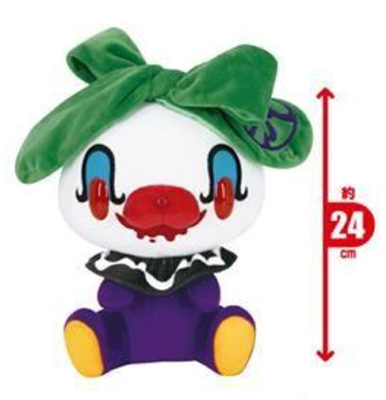 All Purpose Bunny Plush Doll Sketchy Clown Green Taito Limited