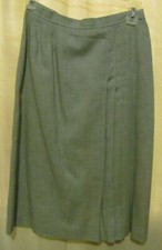 Vintage EVAN PICONE sz 8 pale green lined linen skirt MADE IN USA!
