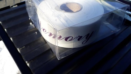 In Loving Memory - Satin Ribbon - Wreaths / Funeral / Bouquets - Job Lot roll