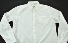 men's Red Kap bright  white button up shirt size 4 XL chest 65" work shirt  