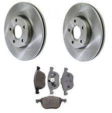 FORD FOCUS MK2 FRONT BRAKE DISCS & PADS SET PETROL DIESEL 04 TO 11 O.E. APPROVED
