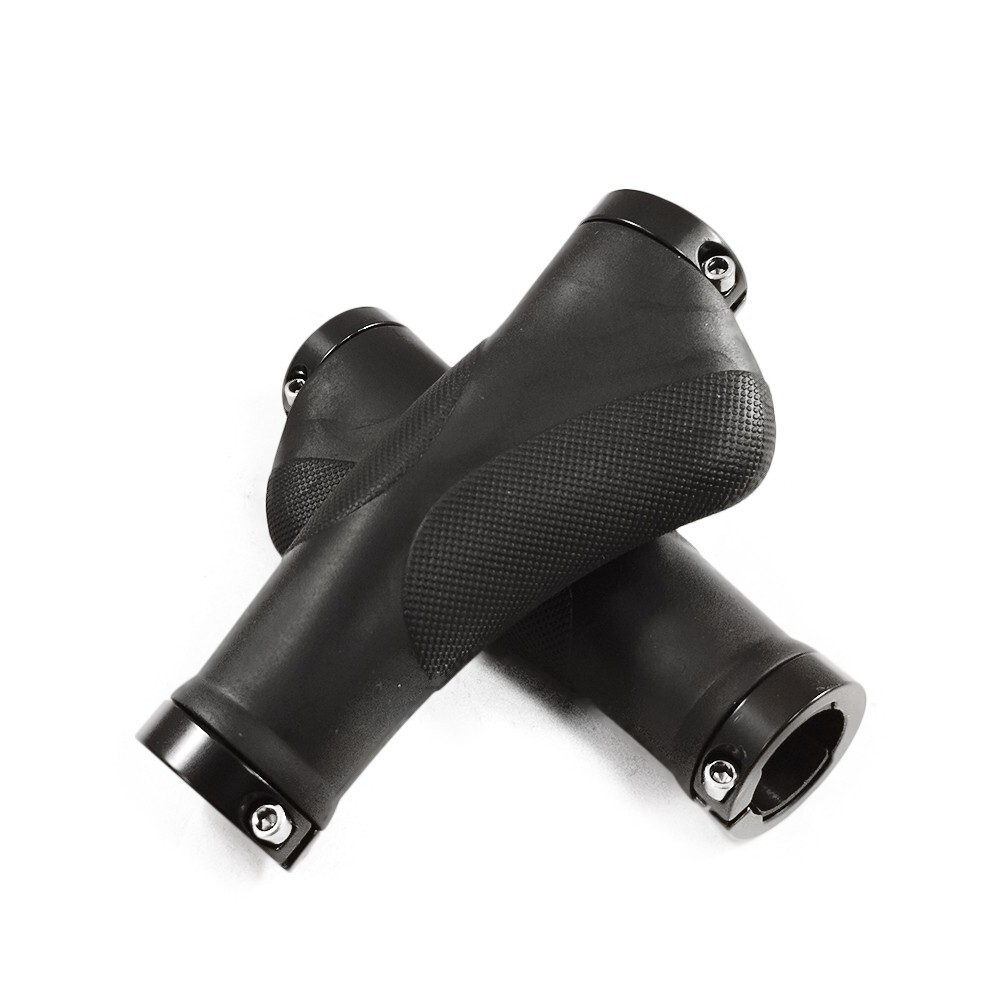 Bike Handlebar Grips Lock On Bicycle Anti Slip Soft Grips Black For Santa Cruz