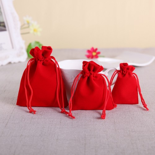 10/20/50 Velvet Bags Jewelry Wedding Party Favor Gift Drawstring Pouches - Picture 12 of 20