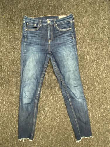 Rag & Bone Jeans Womens Size 28 Blue 10 Inch Ankle Skinny Mad River Dark Wash
