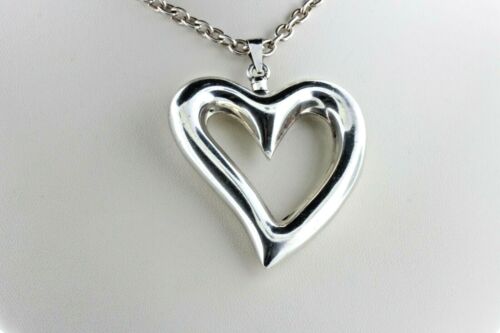 Vintage Sterling Silver Heart Screw Top Poison Pe… - image 1