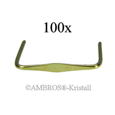 Clips Pour Cristaux De Lustre - 100 Pièces Laiton/chrome/or, 8-17 Mm, Neuf
