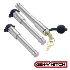 Gen-Y Trailer Hitch Lock Set (3) (2)5/8"x3-5/8" & (1)5/8"x3-1/8"(2.5") GH103915